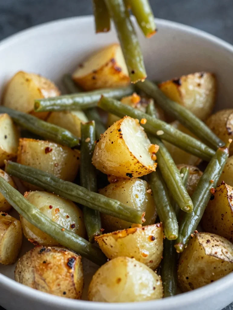 Potato and Green Bean Bake