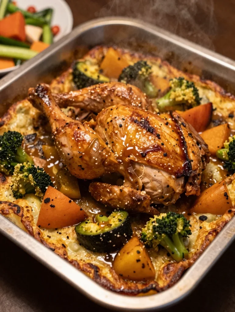 Roasted Chicken and Veggie Sheet Pan