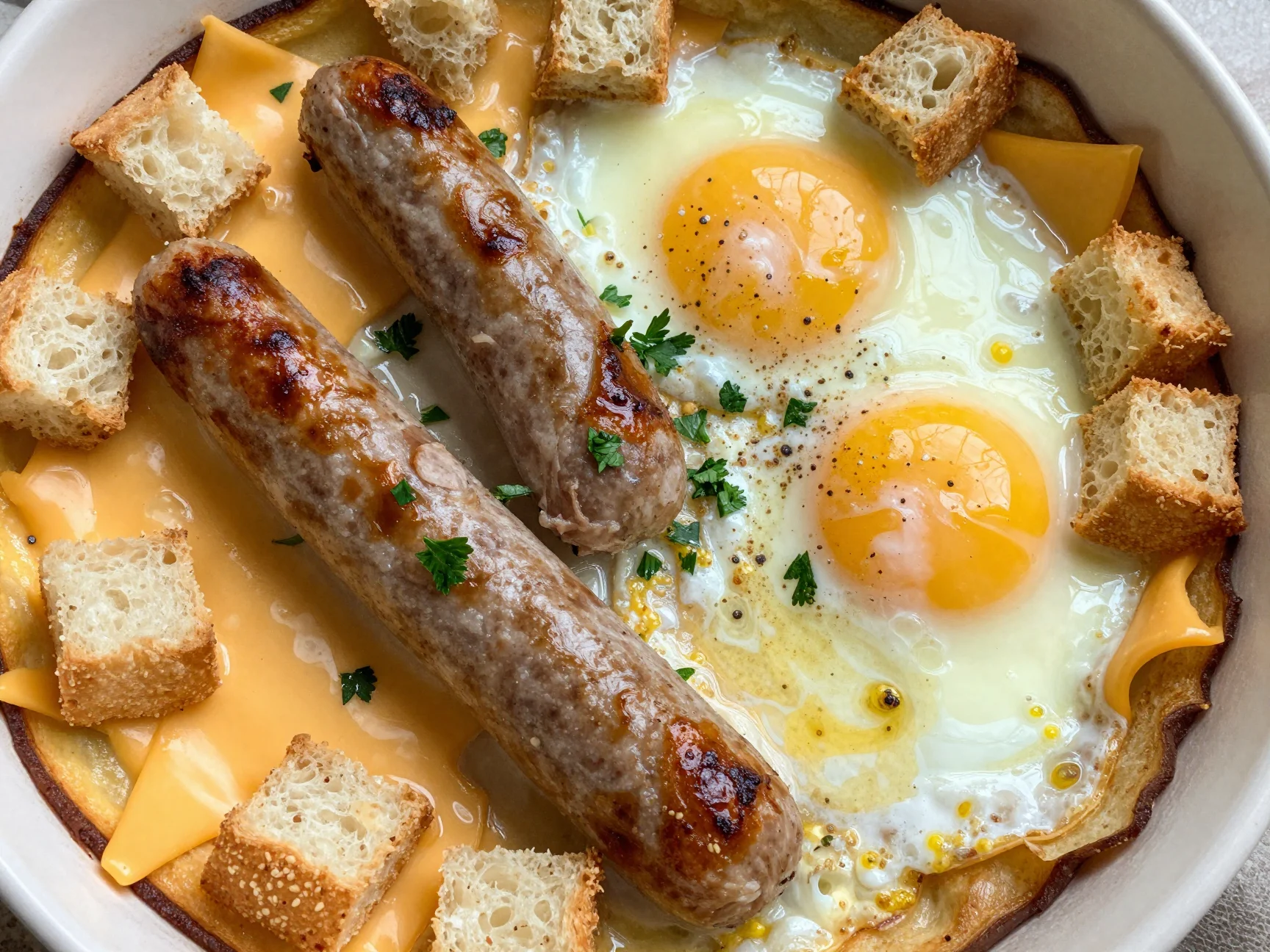 Sausage and Egg Breakfast Bake