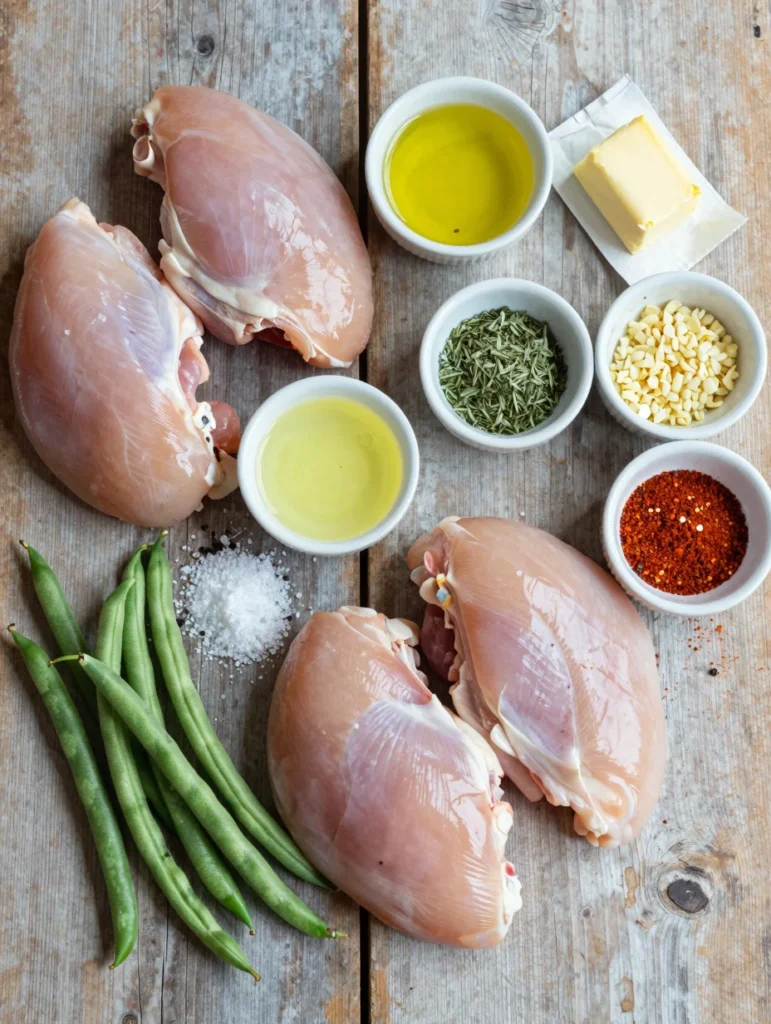 Sheet Pan Chicken and Green Beans