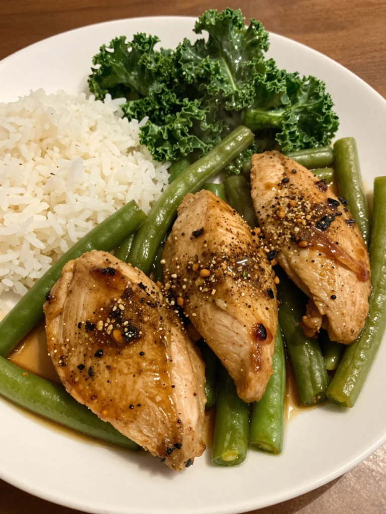 Sheet Pan Chicken and Green Beans