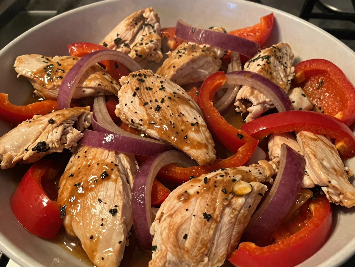 Sheet Pan Chicken Fajitas