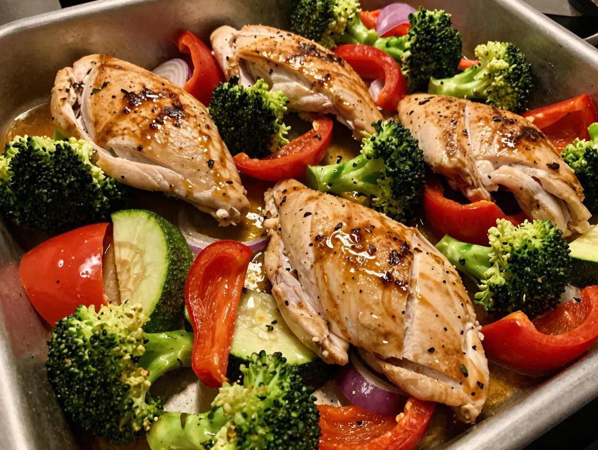 Sheet Pan Chicken with Veggies