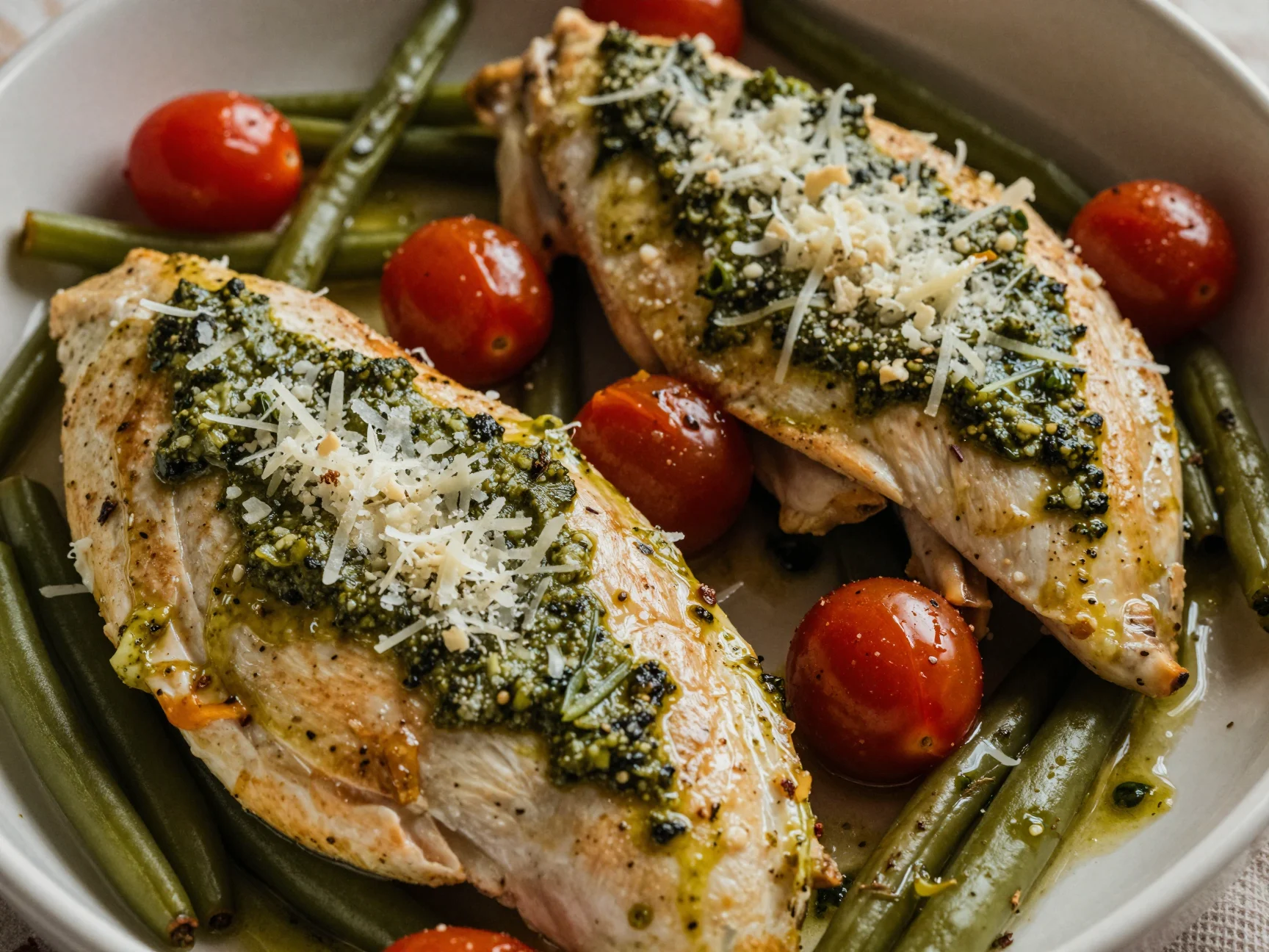 Sheet Pan Pesto Chicken