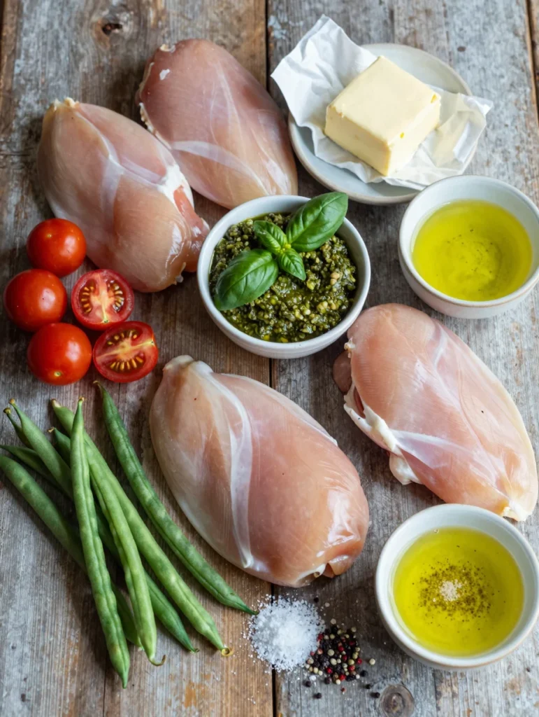 Sheet Pan Pesto Chicken
