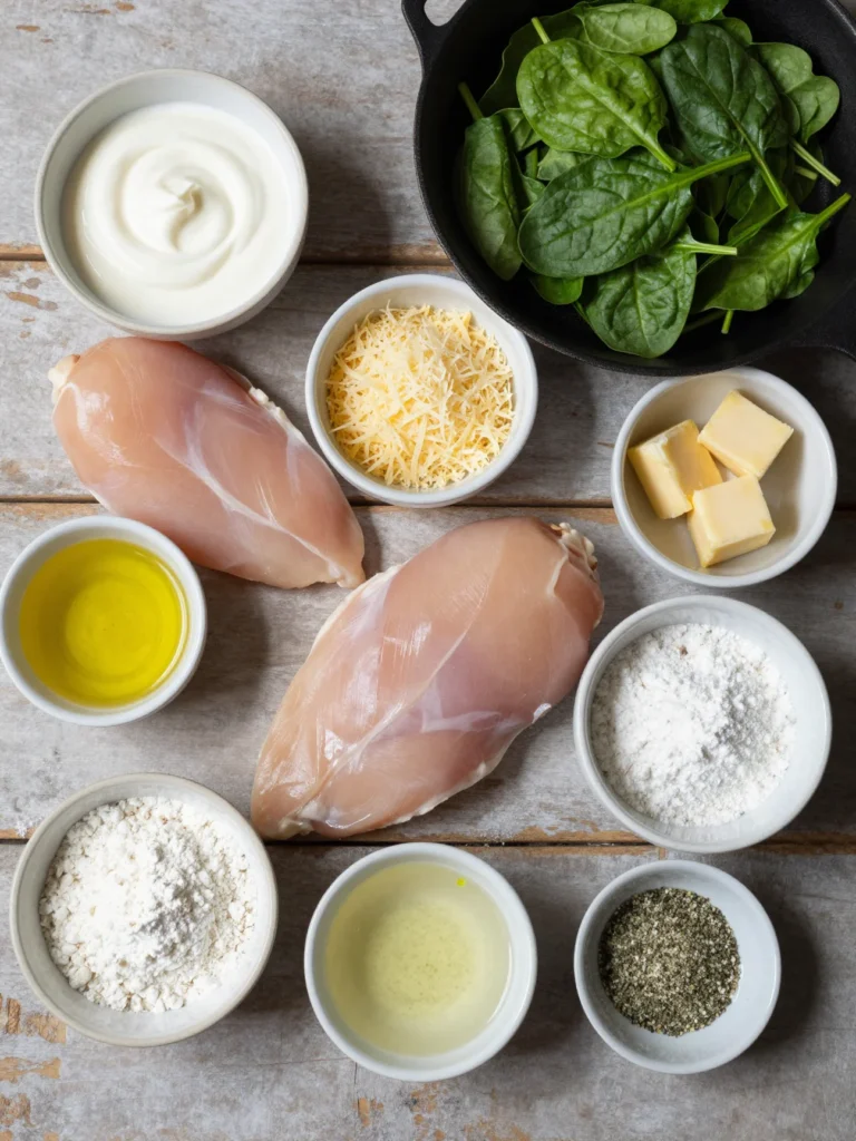 Skillet Chicken Florentine