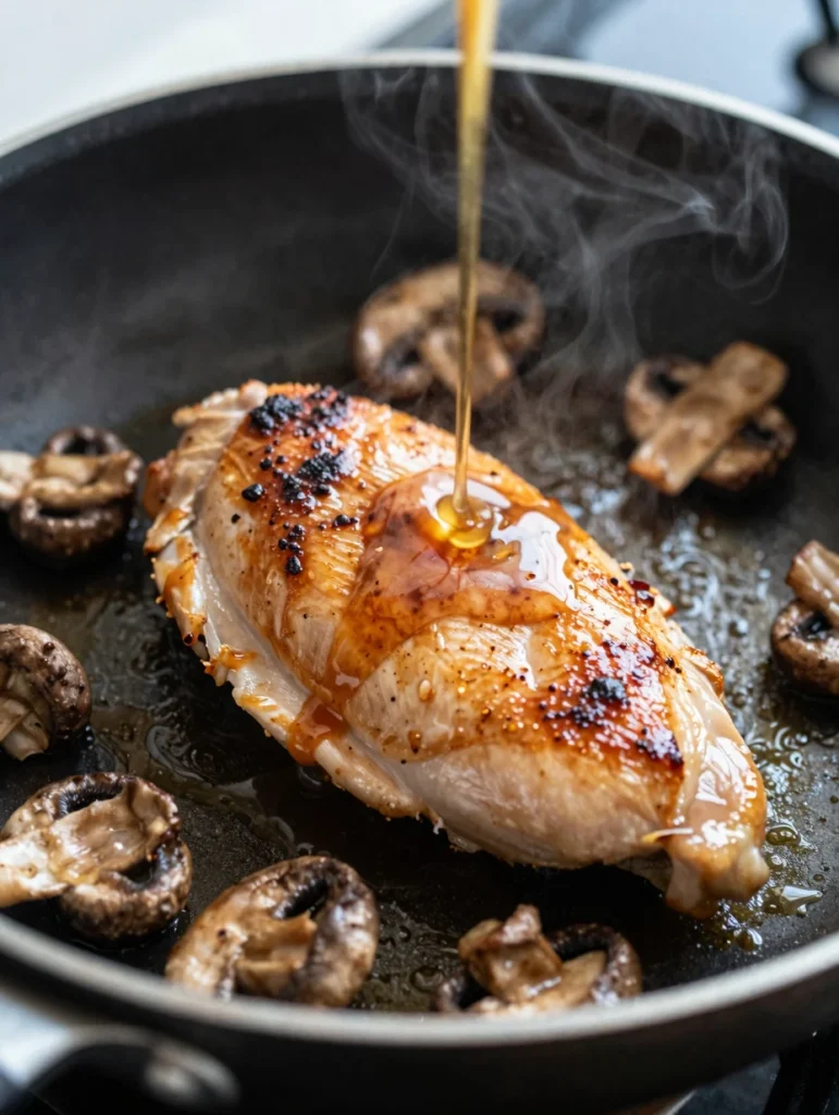 Skillet Chicken Marsala