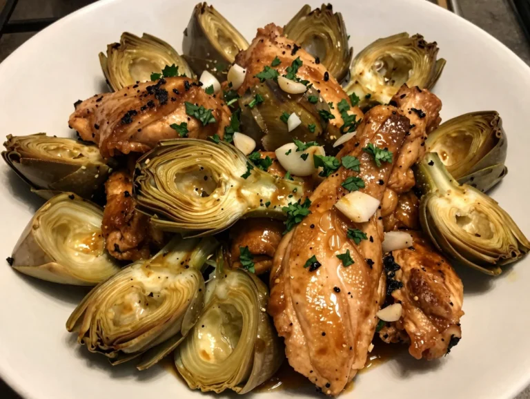 Skillet Chicken with Artichokes