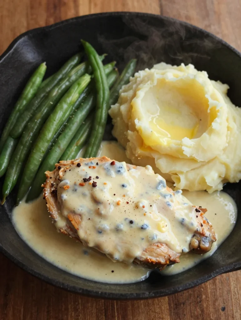 Skillet Chicken with Cream Sauce