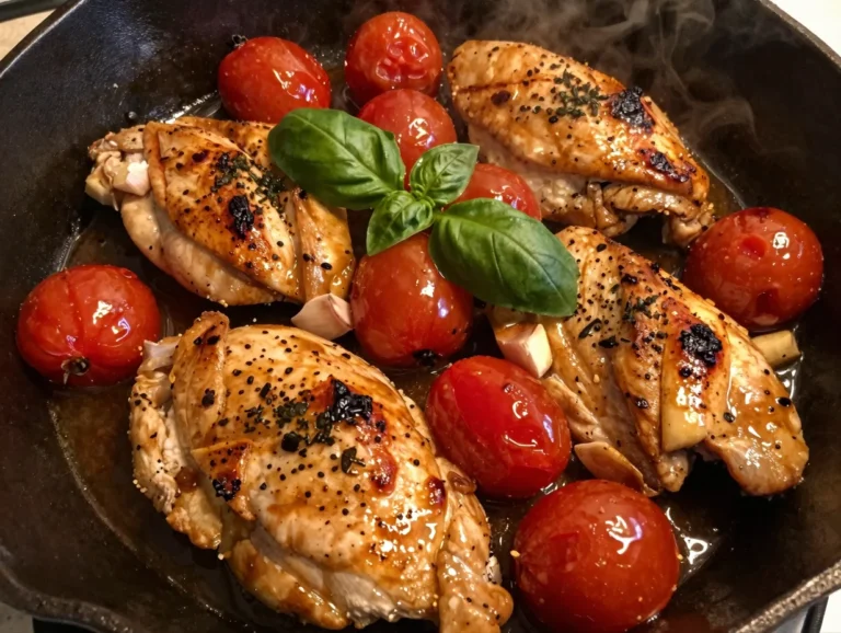 Skillet Chicken with Tomatoes