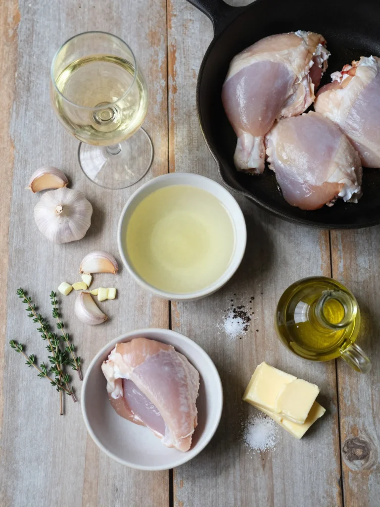 Skillet Chicken with White Wine