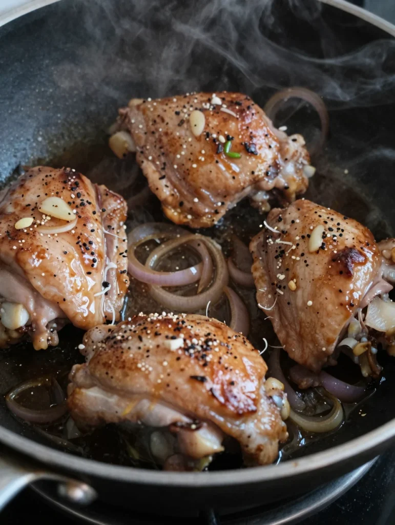 Skillet Chicken with White Wine