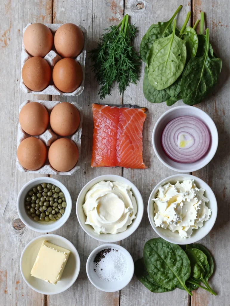 Smoked Salmon Egg Bake