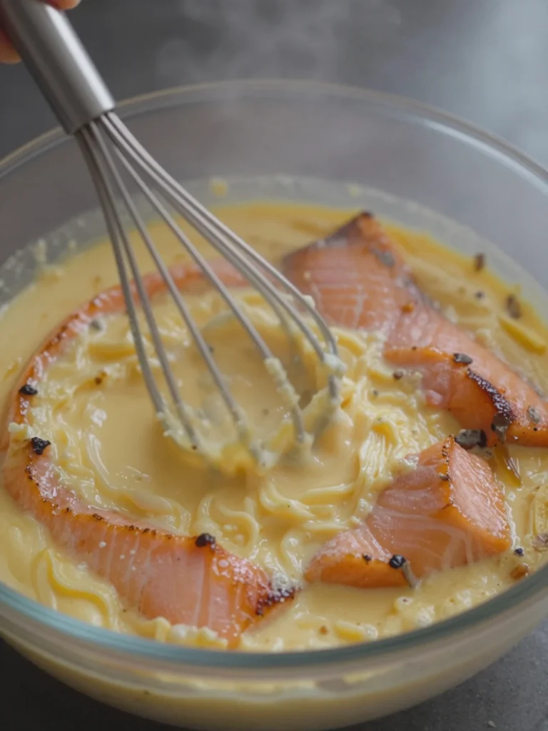 Smoked Salmon Egg Bake