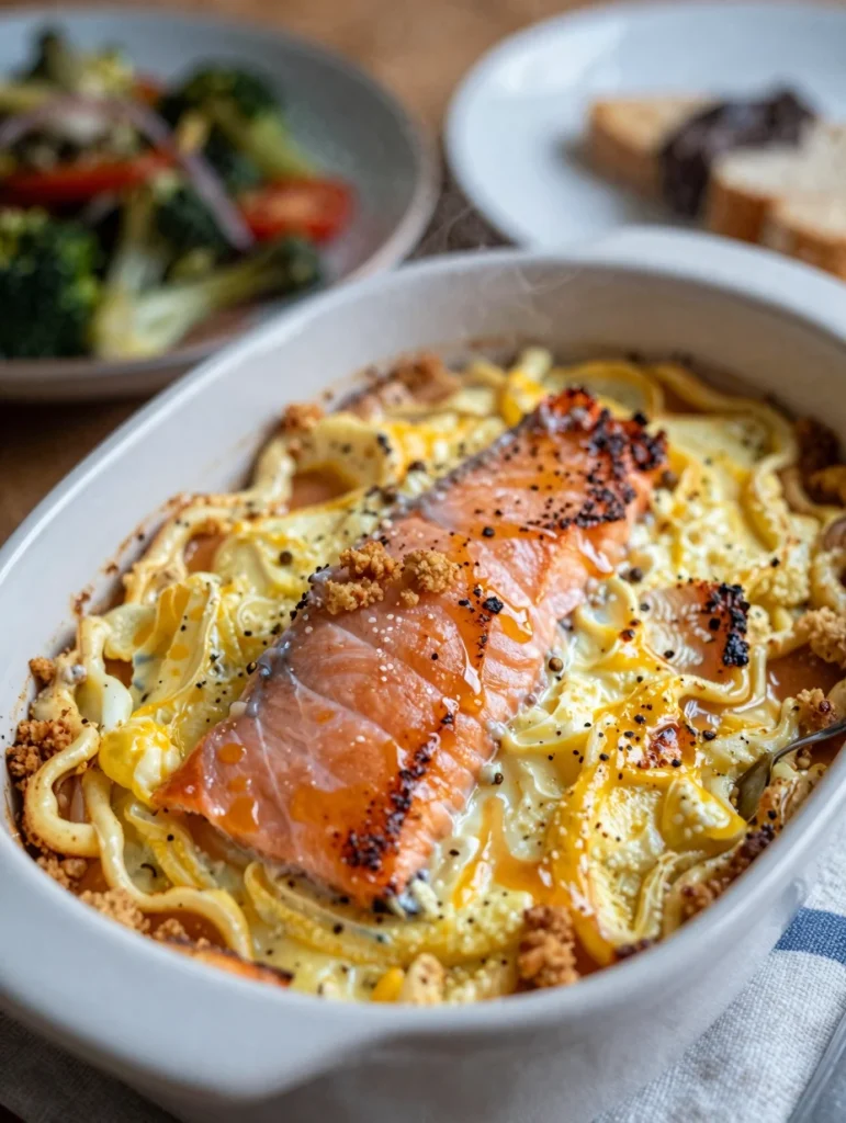 Smoked Salmon Egg Bake