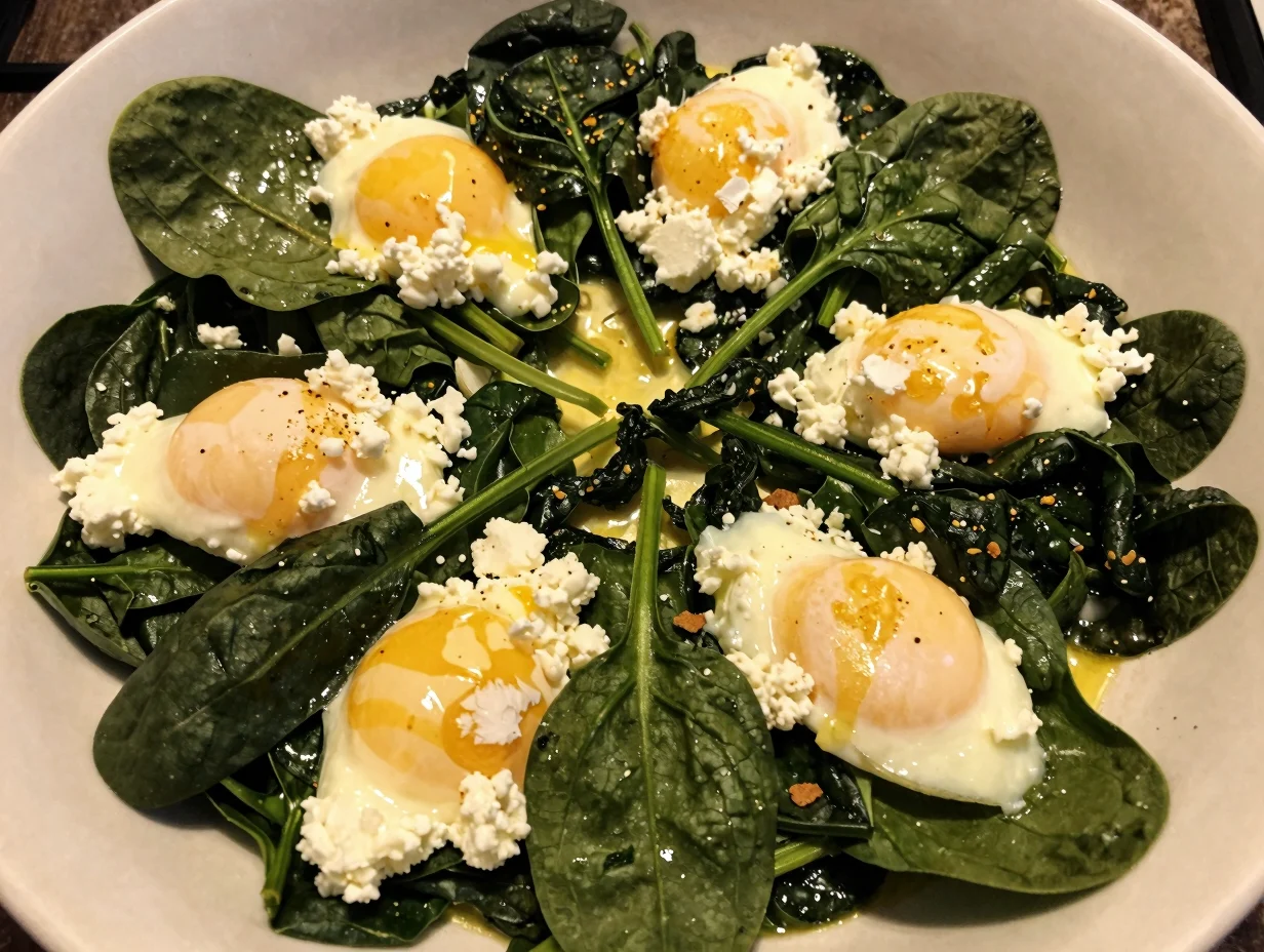Spinach and Feta Breakfast Bake
