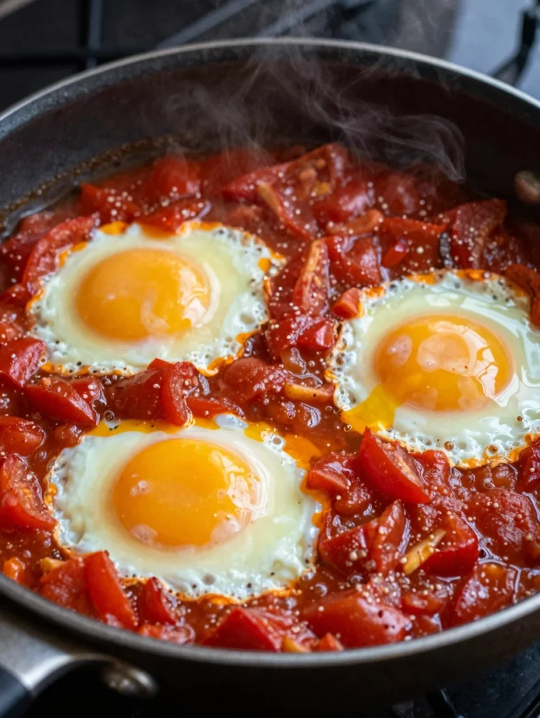 Tomato Baked Eggs