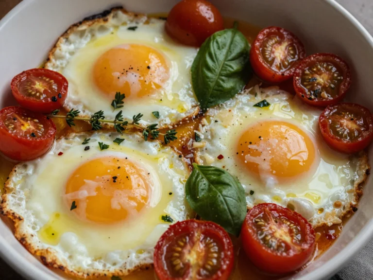 Baked Eggs with Roasted Tomatoes