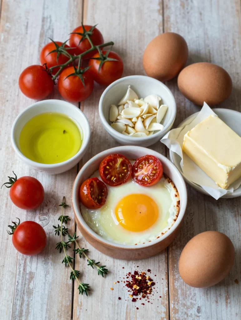 Baked Eggs with Roasted Tomatoes