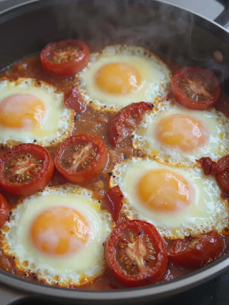 Baked Eggs with Roasted Tomatoes