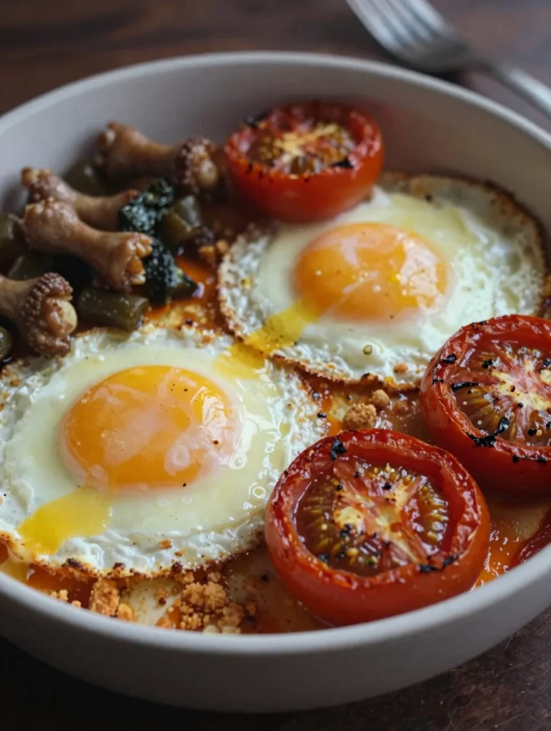 Baked Eggs with Roasted Tomatoes