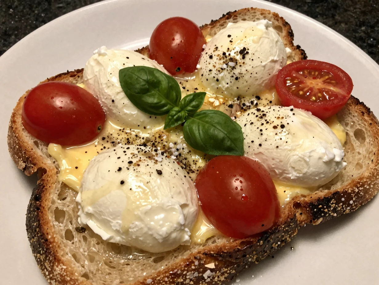 Caprese Breakfast Bake