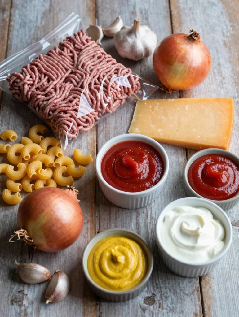 Easy Cheeseburger Casserole