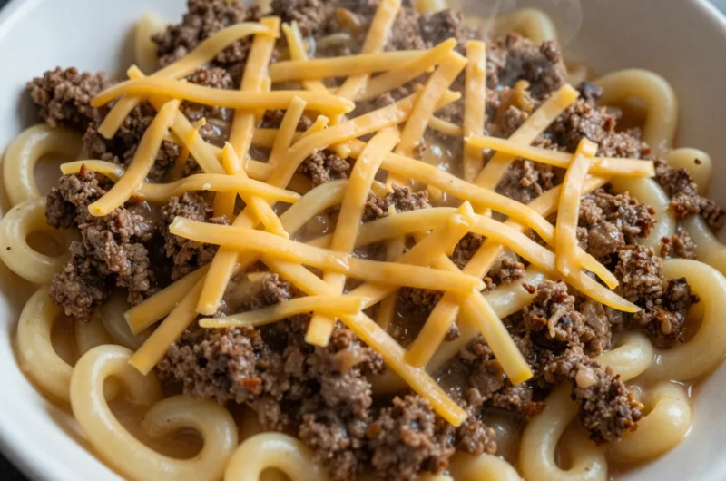Hamburger Noodle Casserole