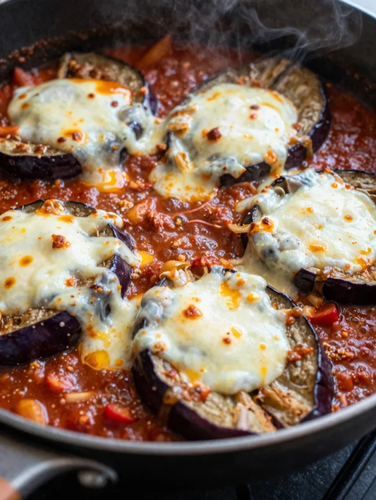 One Pan Eggplant Bake