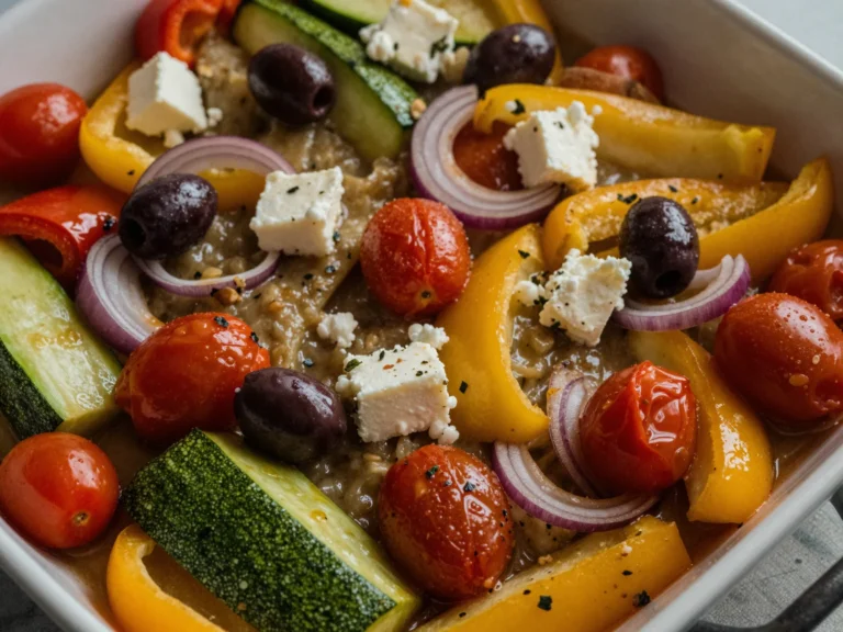 One Pan Greek Veggie Bake