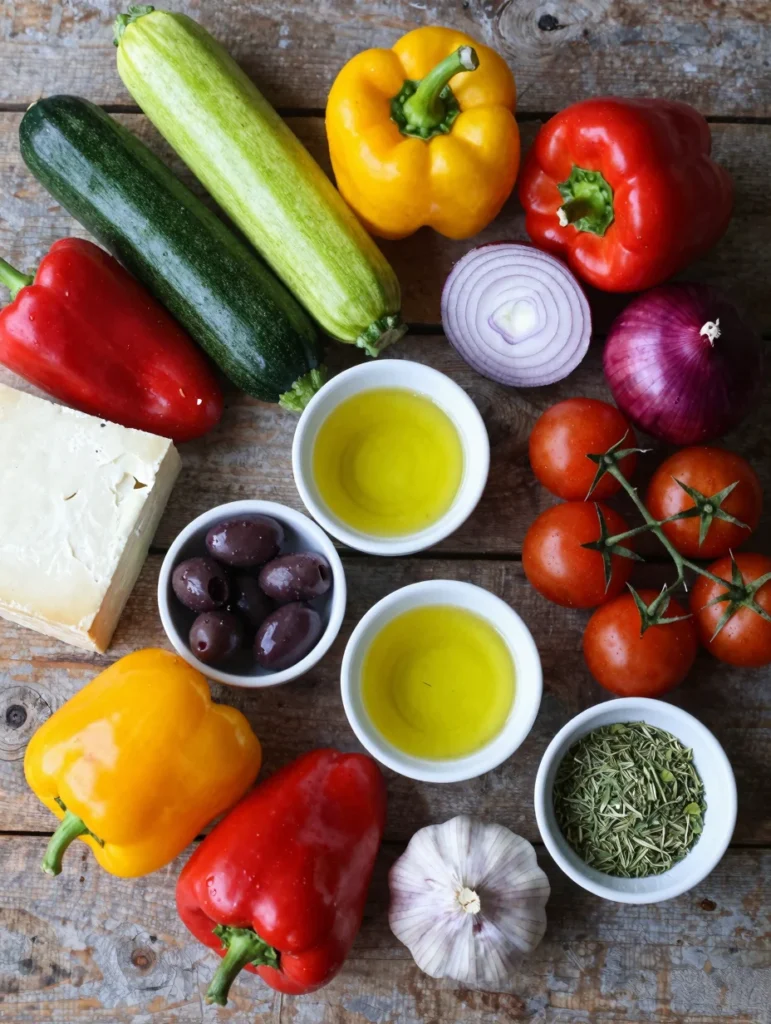 One Pan Greek Veggie Bake