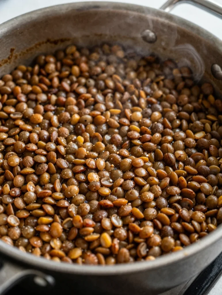 One Pan Lentil Bake