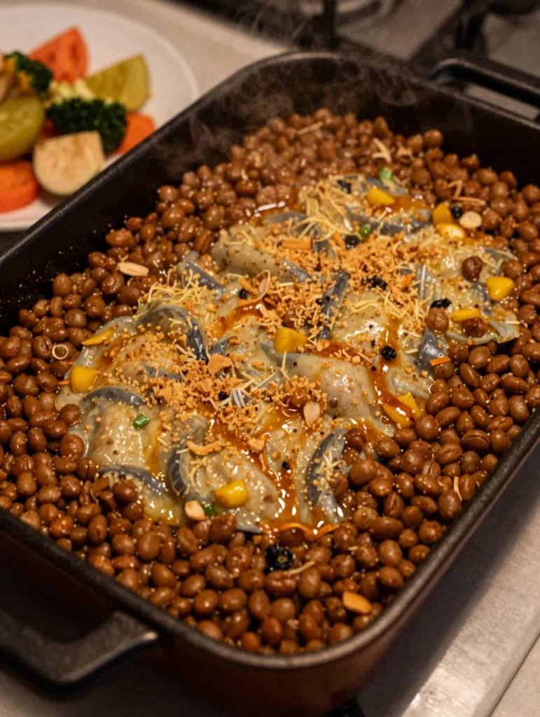 One Pan Lentil Bake