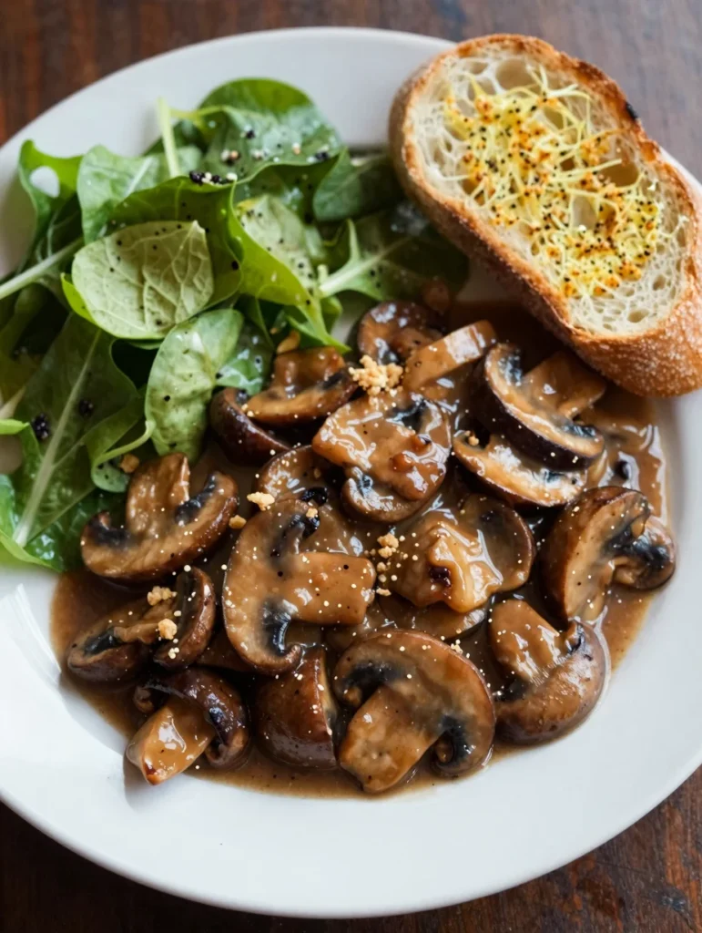 One Pan Mushroom Stroganoff