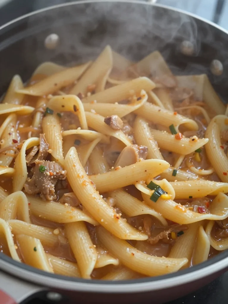 One Pan Pasta e Fagioli