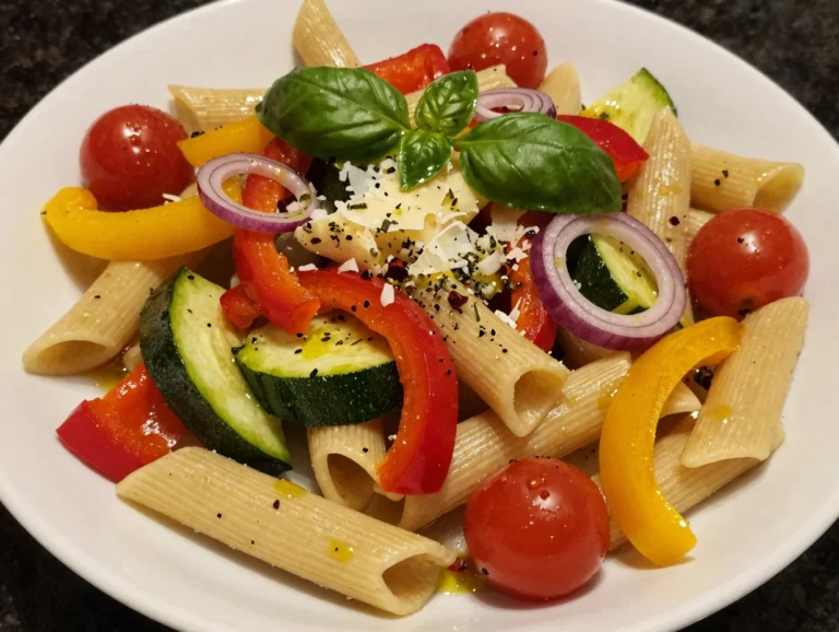 One Pan Roasted Veggie Pasta
