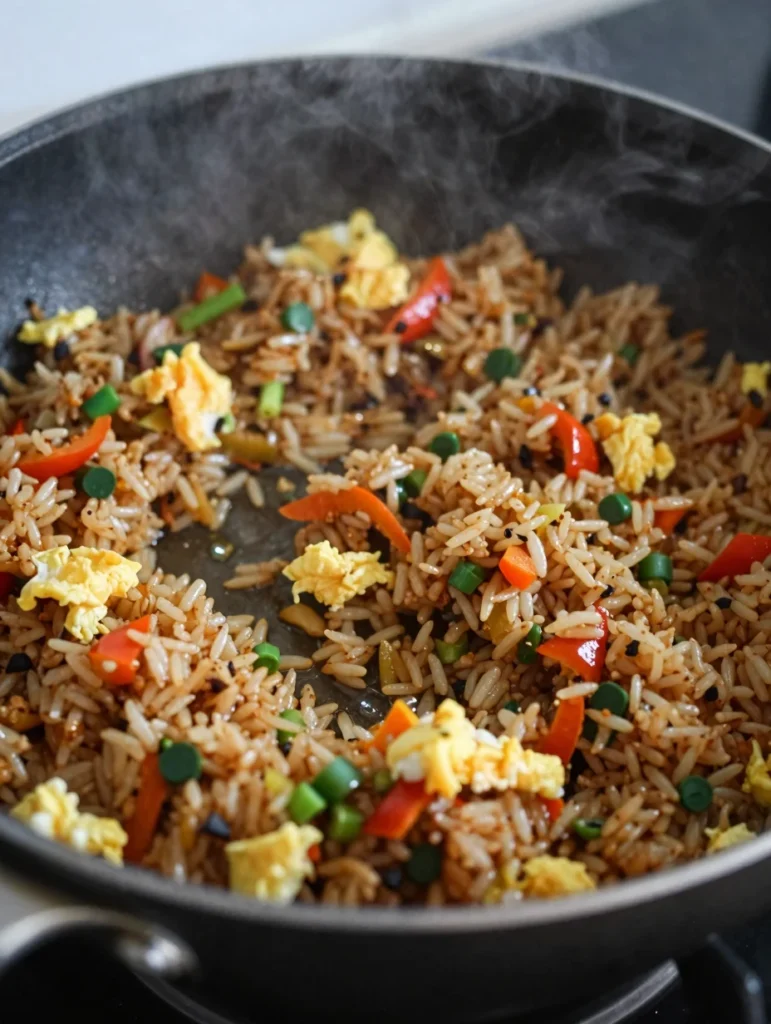 One Pan Veggie Fried Rice