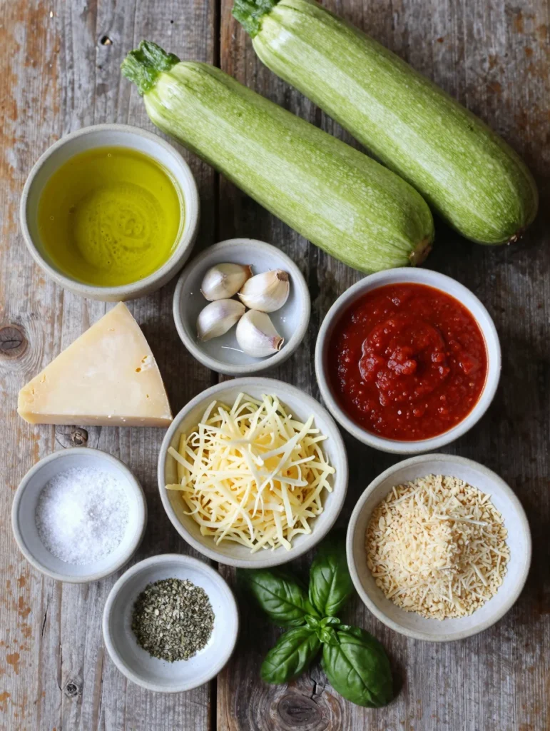 One Pan Zucchini Parmesan