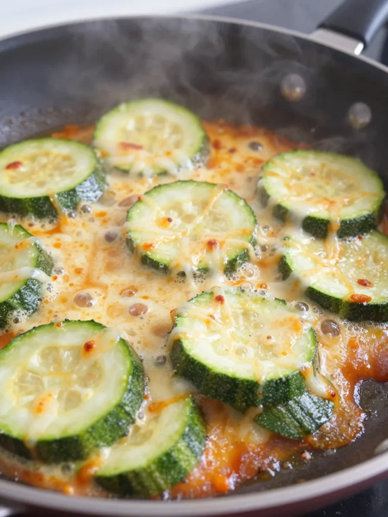 One Pan Zucchini Parmesan
