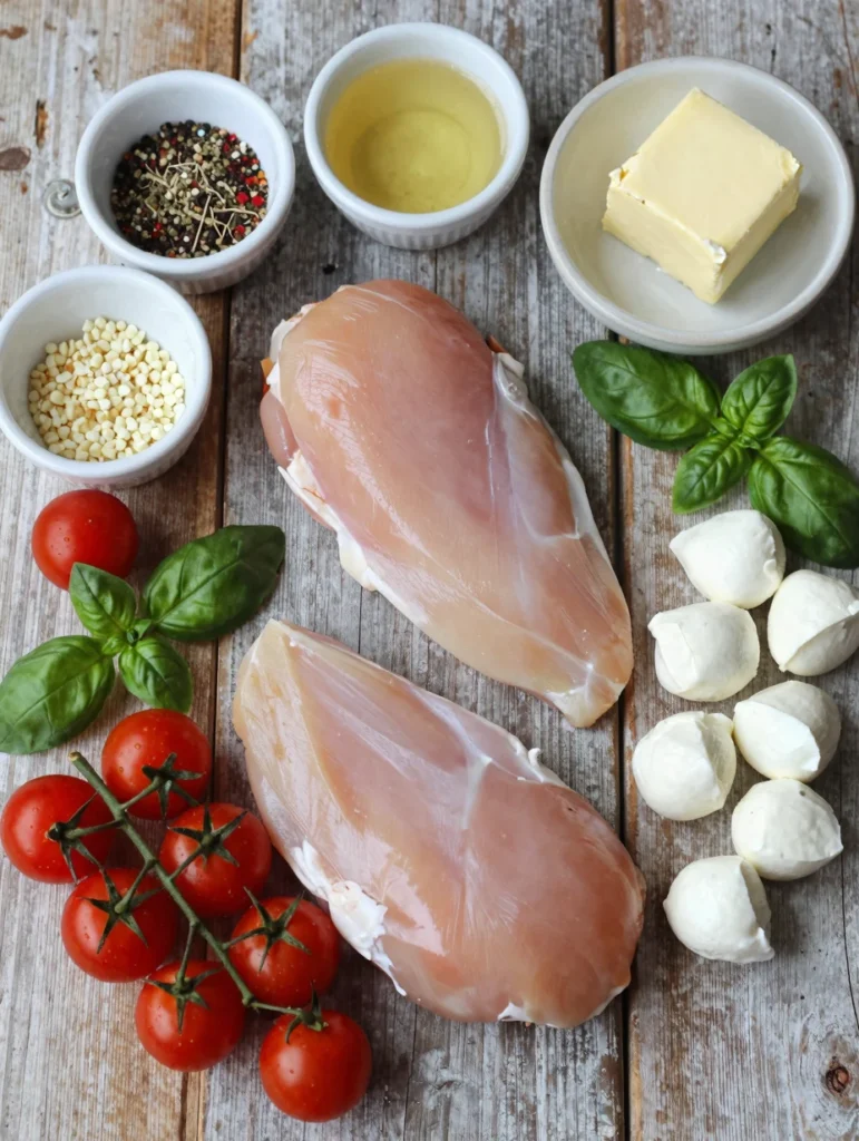 Sheet Pan Caprese Bake