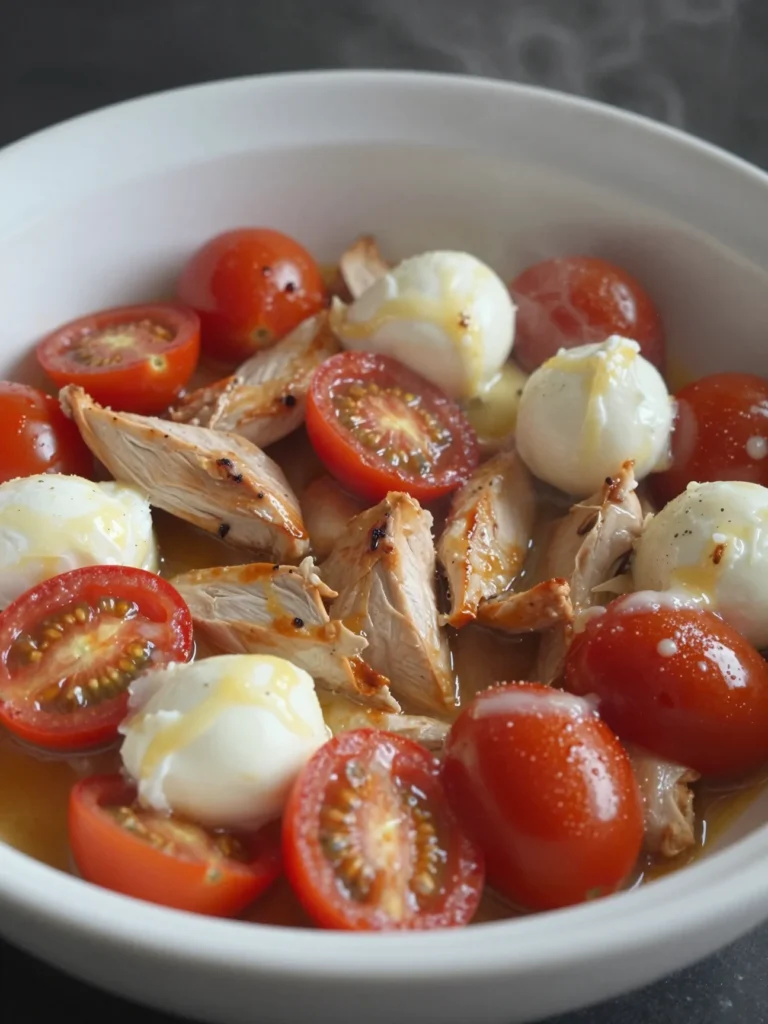 Sheet Pan Caprese Bake