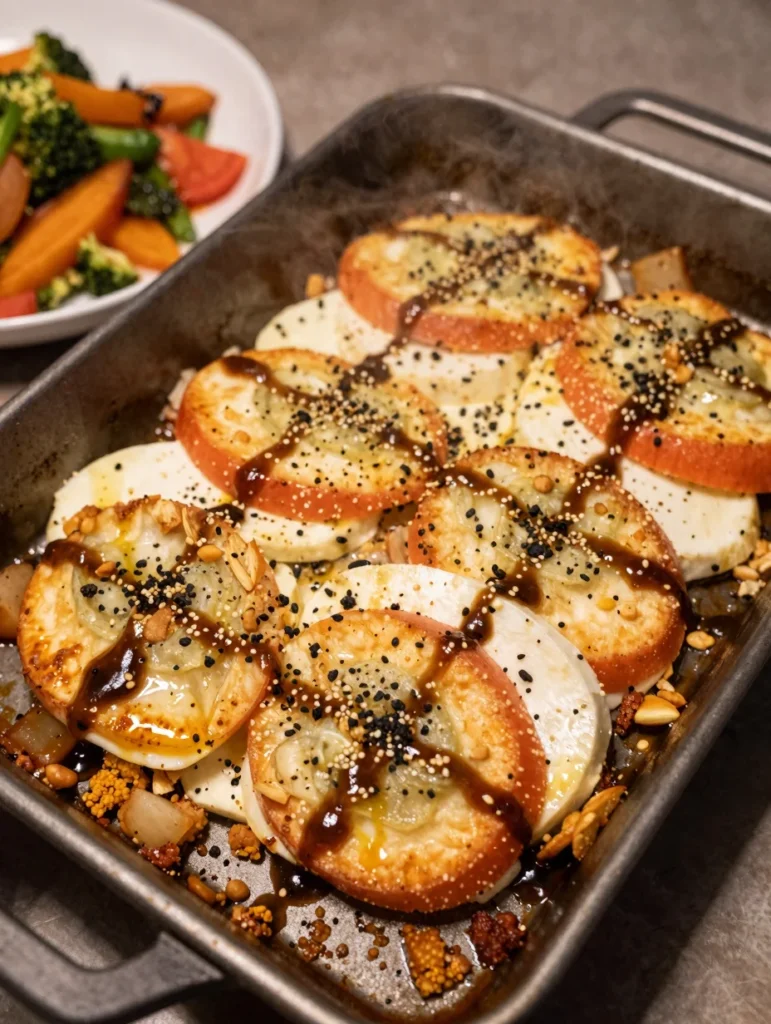 Sheet Pan Caprese Bake