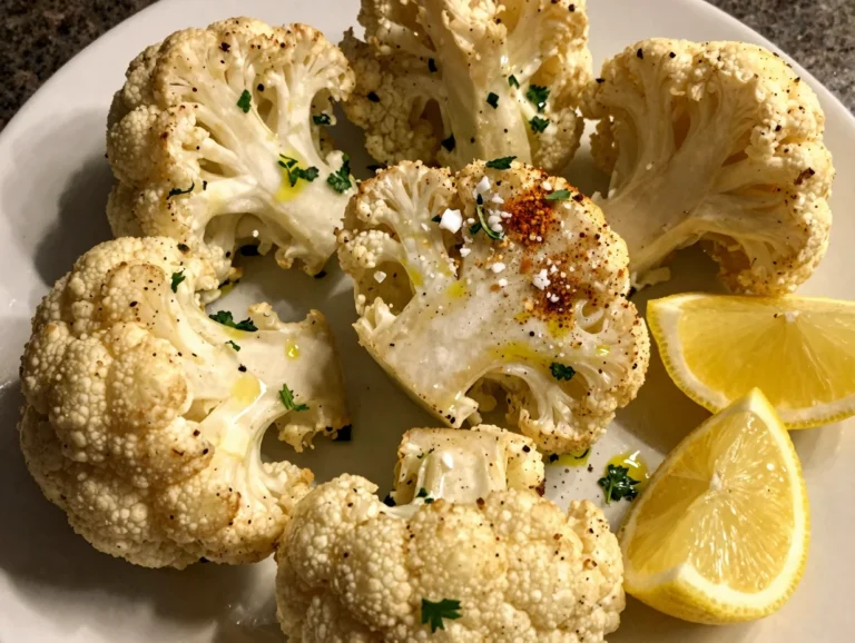 Sheet Pan Cauliflower Steaks