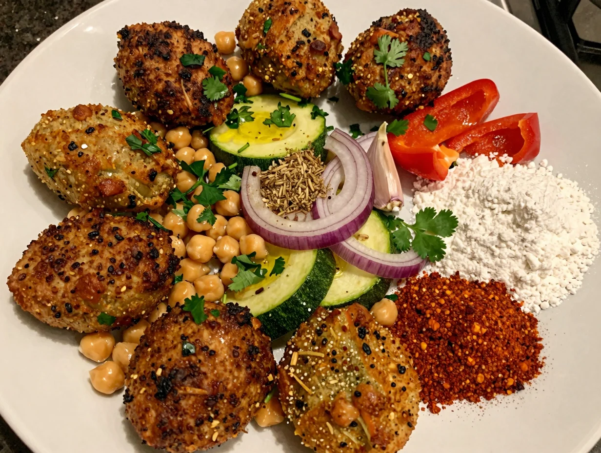 Sheet Pan Falafel and Veggies