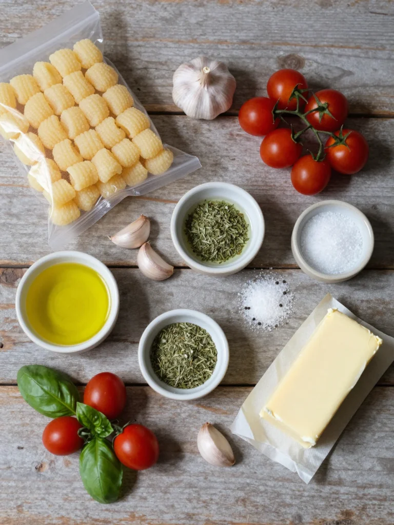 Sheet Pan Gnocchi and Tomatoes