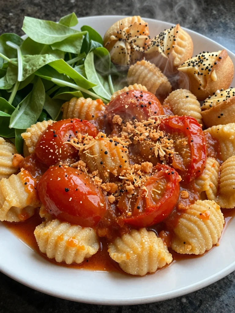 Sheet Pan Gnocchi and Tomatoes