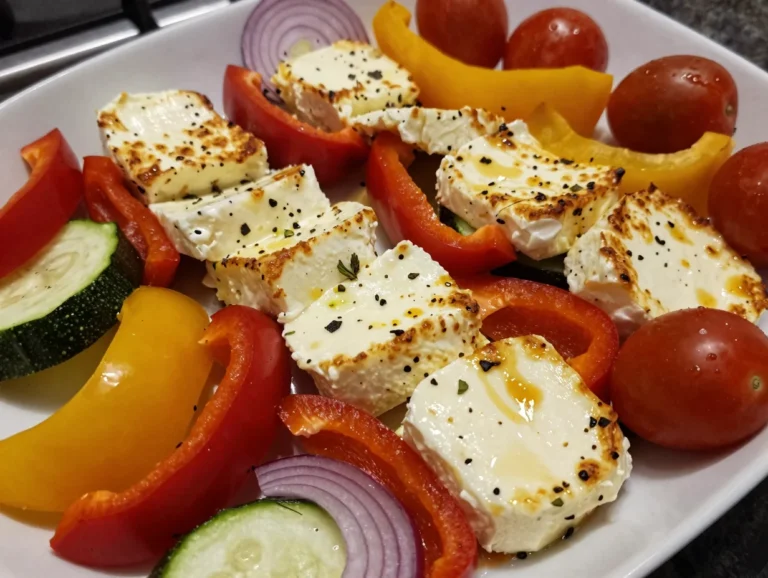 Sheet Pan Halloumi and Veggies