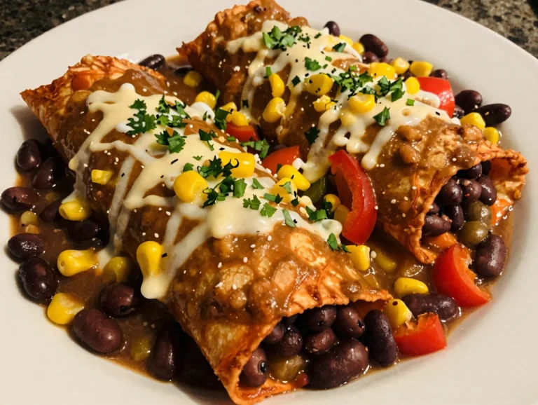 Sheet Pan Veggie Enchiladas
