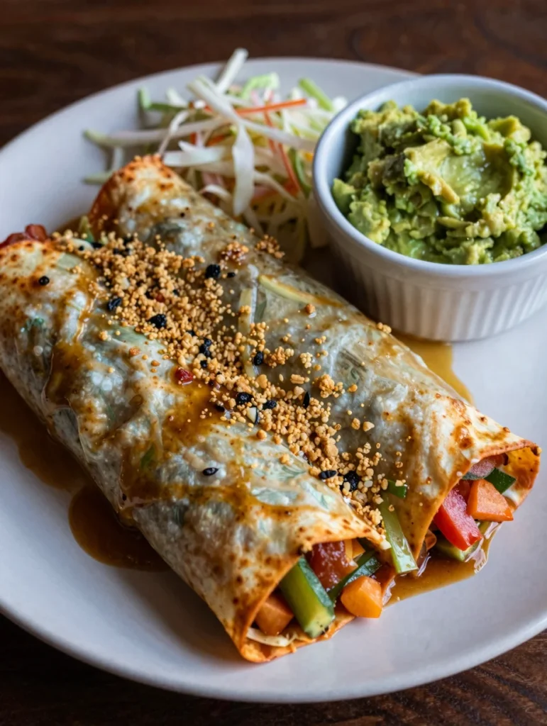 Sheet Pan Veggie Enchiladas
