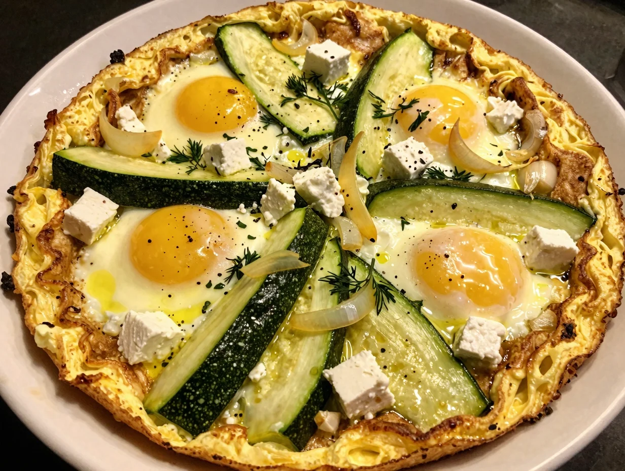 Zucchini Feta Frittata